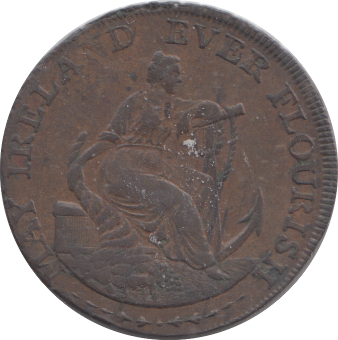 1795 DUBLIN HALFPENNY TOKEN