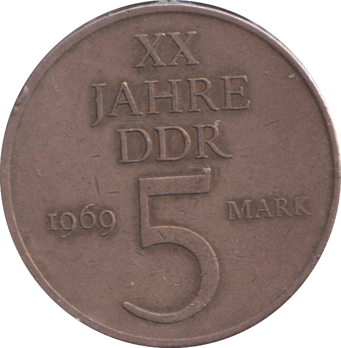 1969 COMMEMORATIVE 5 MARK GERMANY