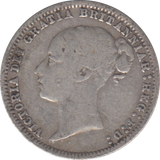 1875 SIXPENCE ( FINE )