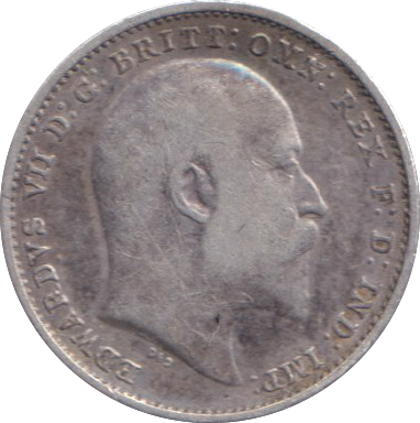 1910 THREEPENCE ( FINE )