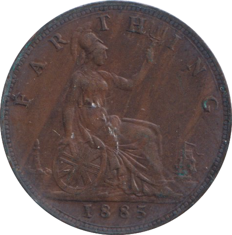1885 FARTHING ( GVF )