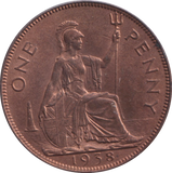 1938 PENNY ( UNC )