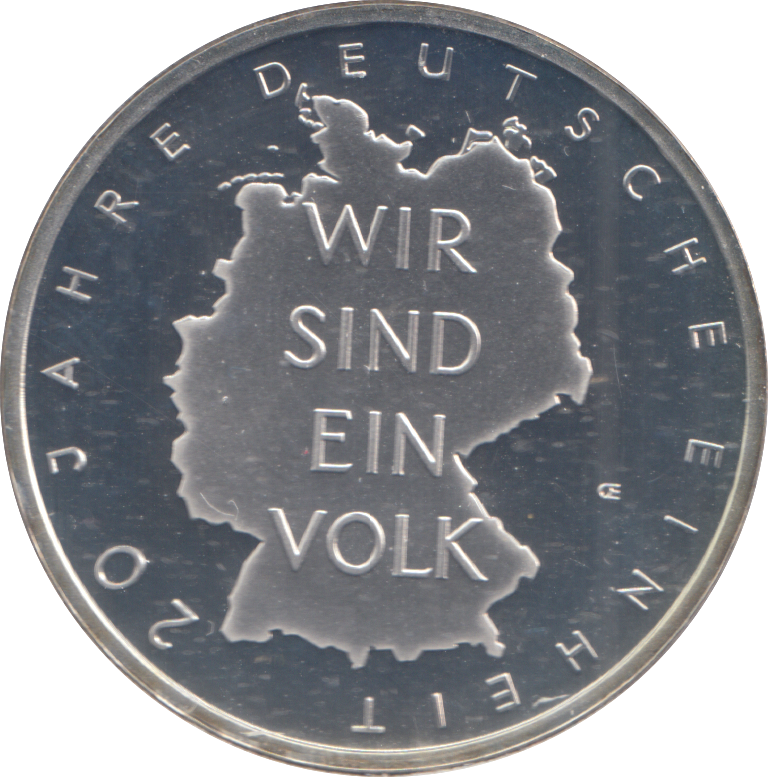 2010 SILVER PROOF GERMANY 10 EURO