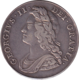 1741 HALFCROWN ( VF )