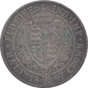 1897 HALFCROWN ( GF )
