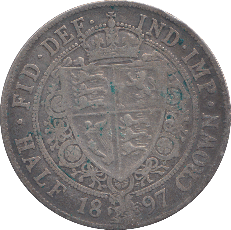 1897 HALFCROWN ( GF )