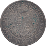 1897 HALFCROWN ( GF )