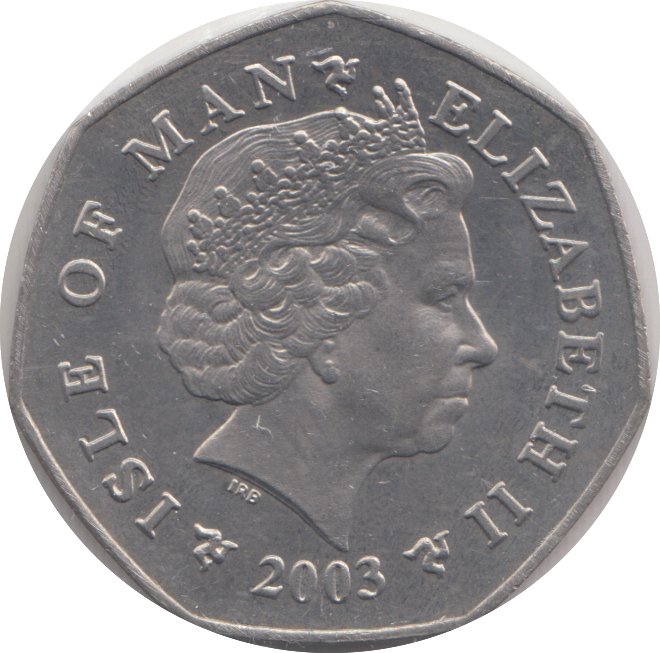 2003 FIFTY PENCE CHRISTIANITY IN MANN