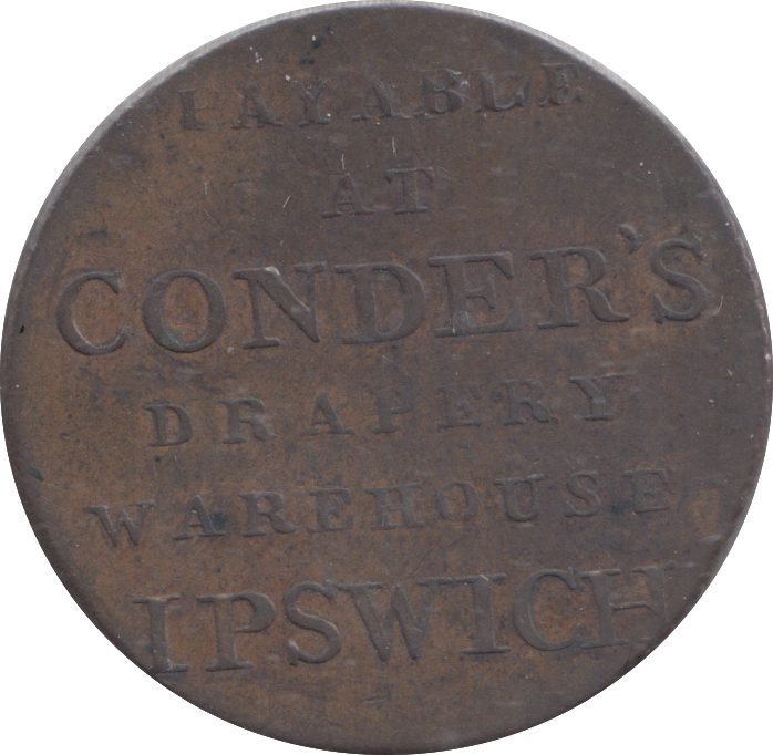 1794 IPSWICH HALFPENNY TOKEN