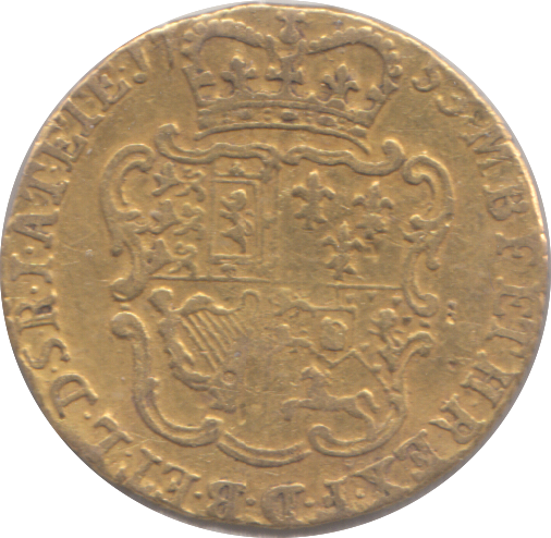 1753 GOLD HALF GUINEA ( VF )