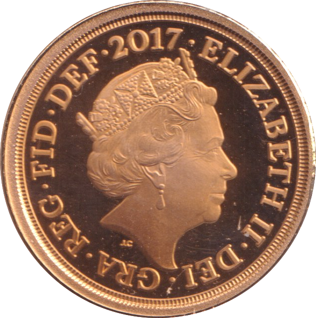 2017 GOLD QUARTER SOVEREIGN ( PROOF )