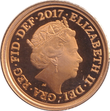2017 GOLD QUARTER SOVEREIGN ( PROOF )