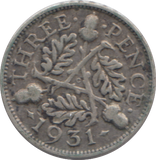 1931 THREEPENCE ( FINE )
