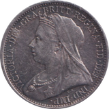 1901 EF MAUNDY FOURPENCE