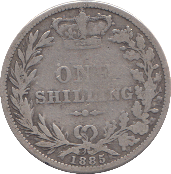 1885 SHILLING ( FINE )