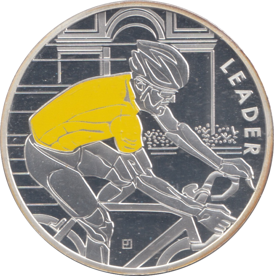 2013 FRANCE SILVER PROOF 10 EURO LE TOUR DE FRANCE