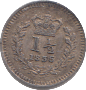 1835 THREE HALFPENCE ( EF )