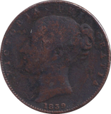 1839 FARTHING ( NF )