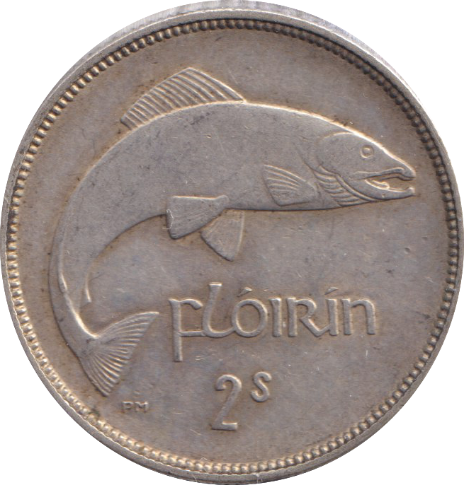 1928 SILVER IRELAND 2 SHILLING