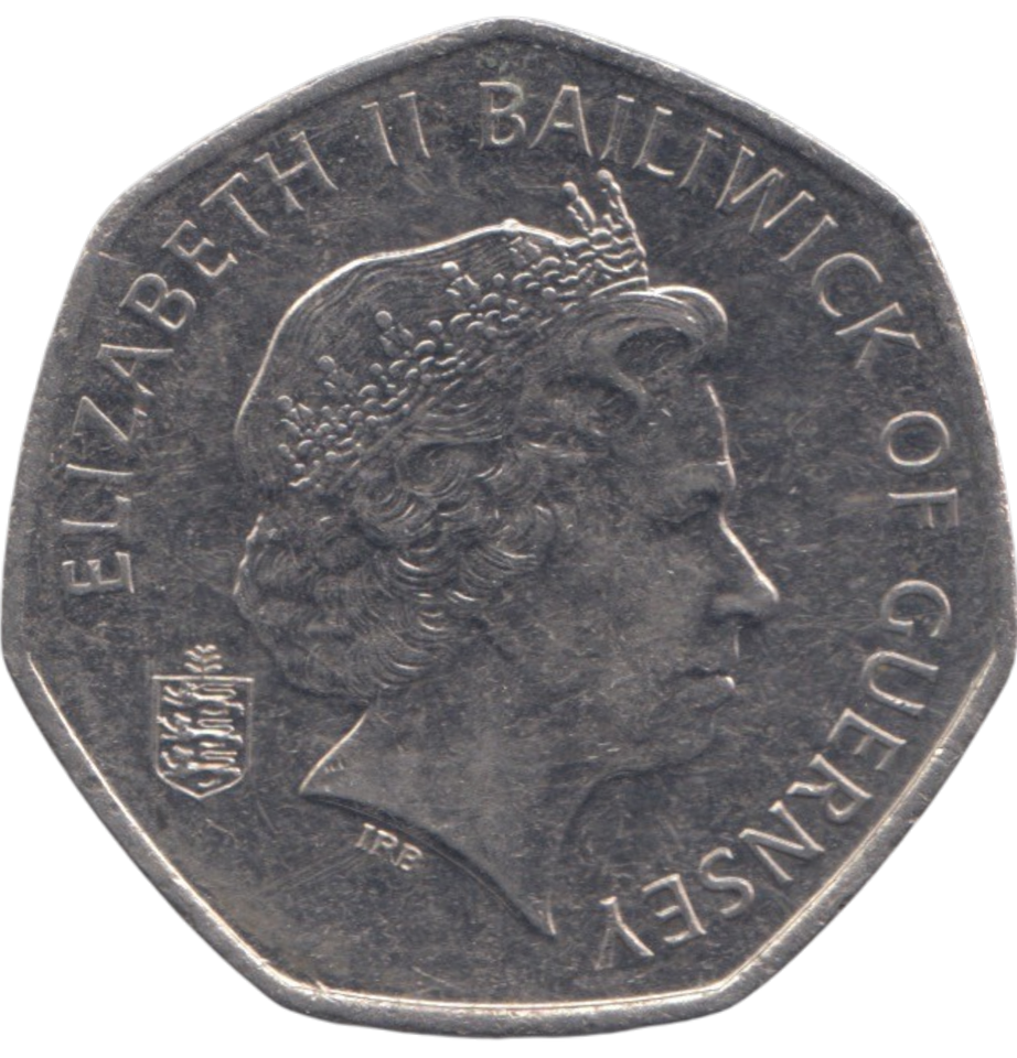 2012 50 PENCE BAILIWICK OF GUERNSEY