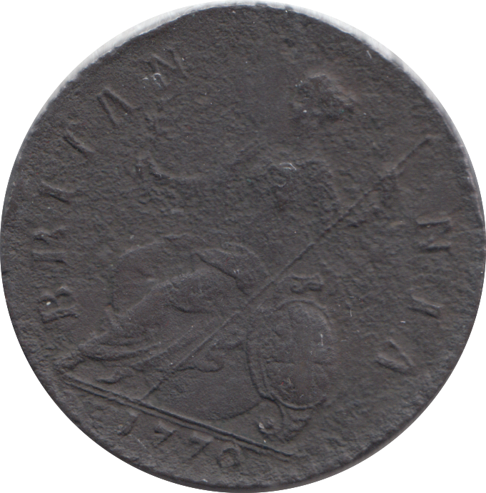 1770 HALFPENNY ( VF )