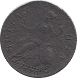 1770 HALFPENNY ( VF )