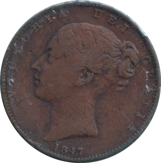 1847 FARTHING ( GF )
