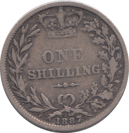 1887 SHILLING ( FINE )