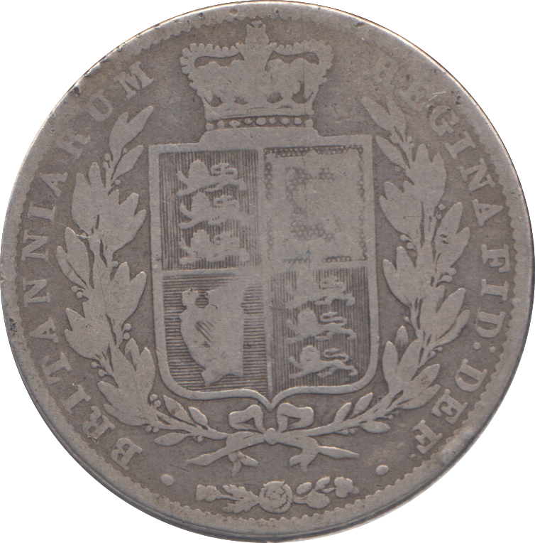 1844 HALFCROWN ( NF )