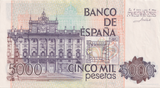 1979 5000 PESTAS BANKNOTE SPAIN REF-1650