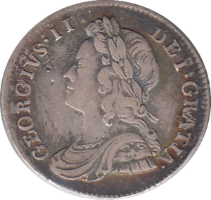 1729 MAUNDY FOURPENCE ( GVF )