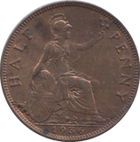 1936 HALF PENNY ( UNC )