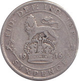 1916 SIXPENCE ( FINE )