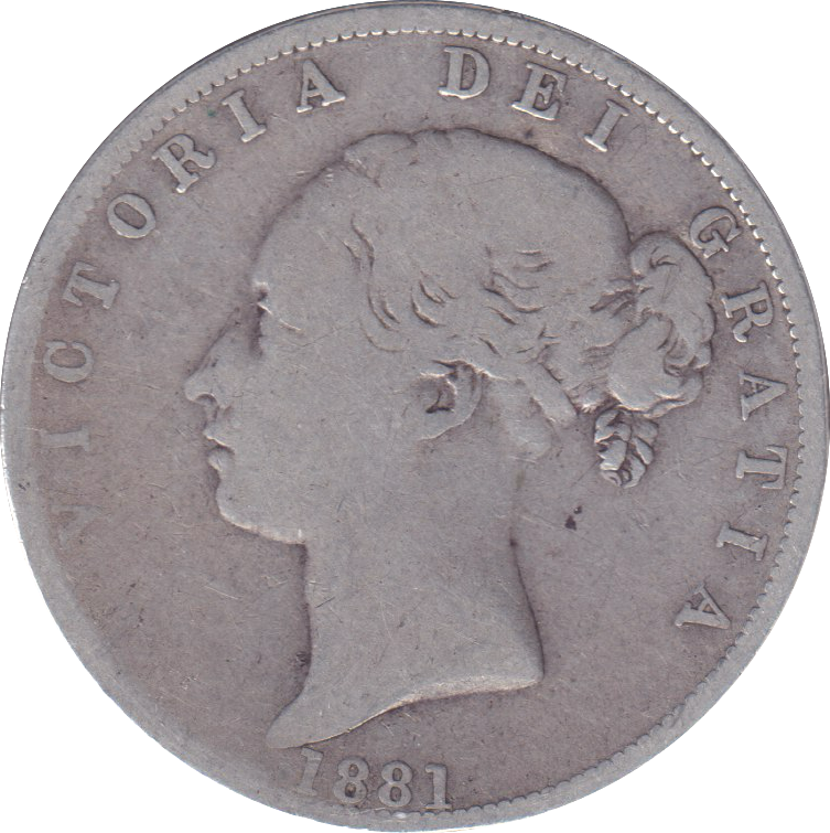 1881 HALFCROWN ( FINE )