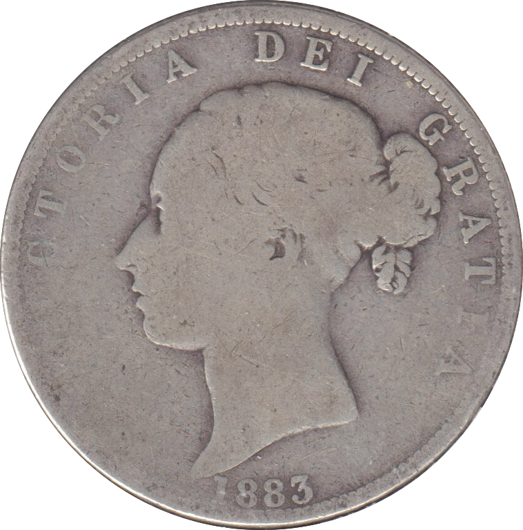 1883 HALFCROWN ( NF ) A