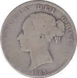 1883 HALFCROWN ( NF ) A