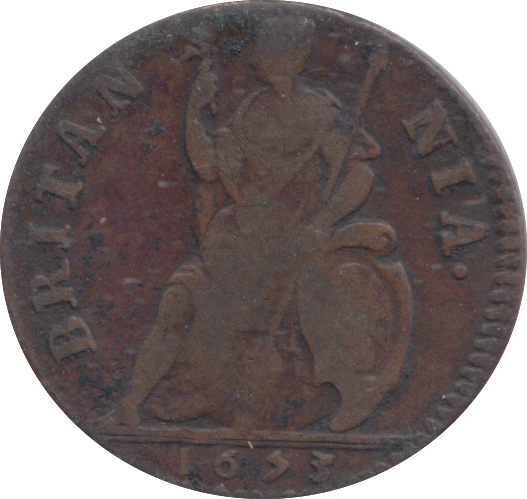 1673 FARTHING ( FINE )