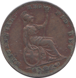 1838 FARTHING ( VF )