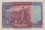1928 25 PESTAS BANKNOTE SPAIN REF-1623