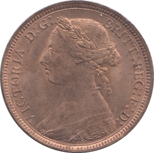 1885 HALFPENNY ( UNC )