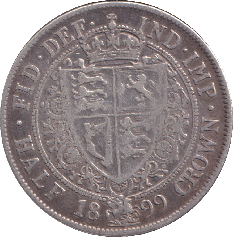 1899 HALFCROWN ( GF )