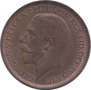 1924 HALFPENNY ( UNC )