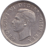1937 SHILLING ( AUNC ) ENGLISH
