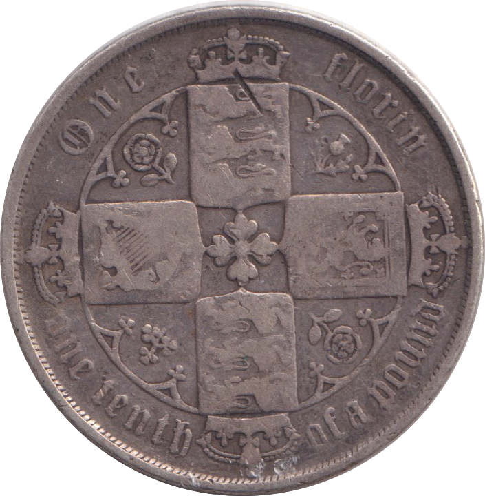 1870 FLORIN ( FINE )
