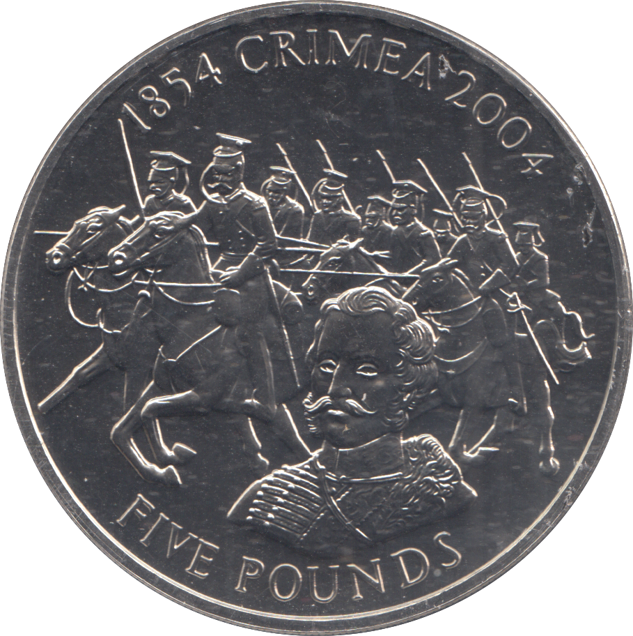 2004 JERSEY 1854 CRIMEA FIVE POUNDS