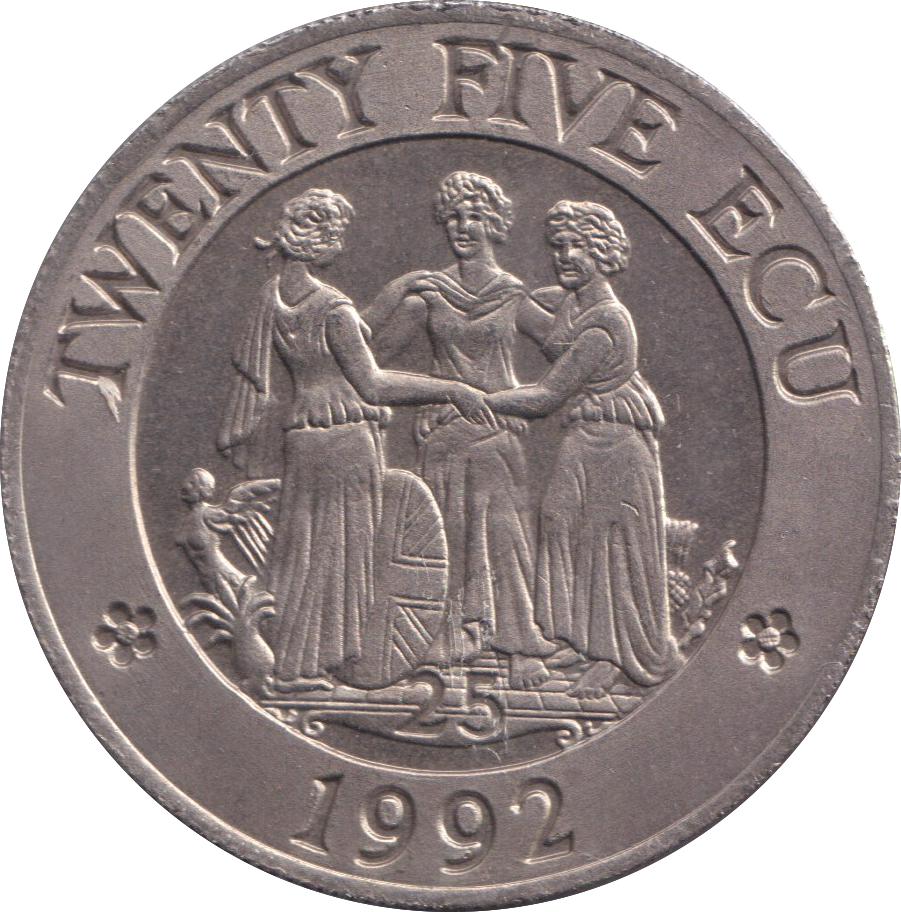 1992 25 ECU UNITED KINGDOM