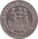 1992 25 ECU UNITED KINGDOM