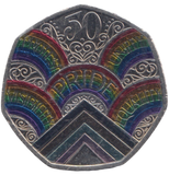2022 PRIDE 50P COLOURED