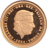 2024 GOLD PROOF FIVE POUND TRISTAN DA CUHNA