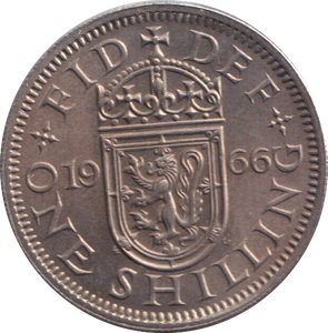 1966 SCOTTISH SHILLING ( UNC )